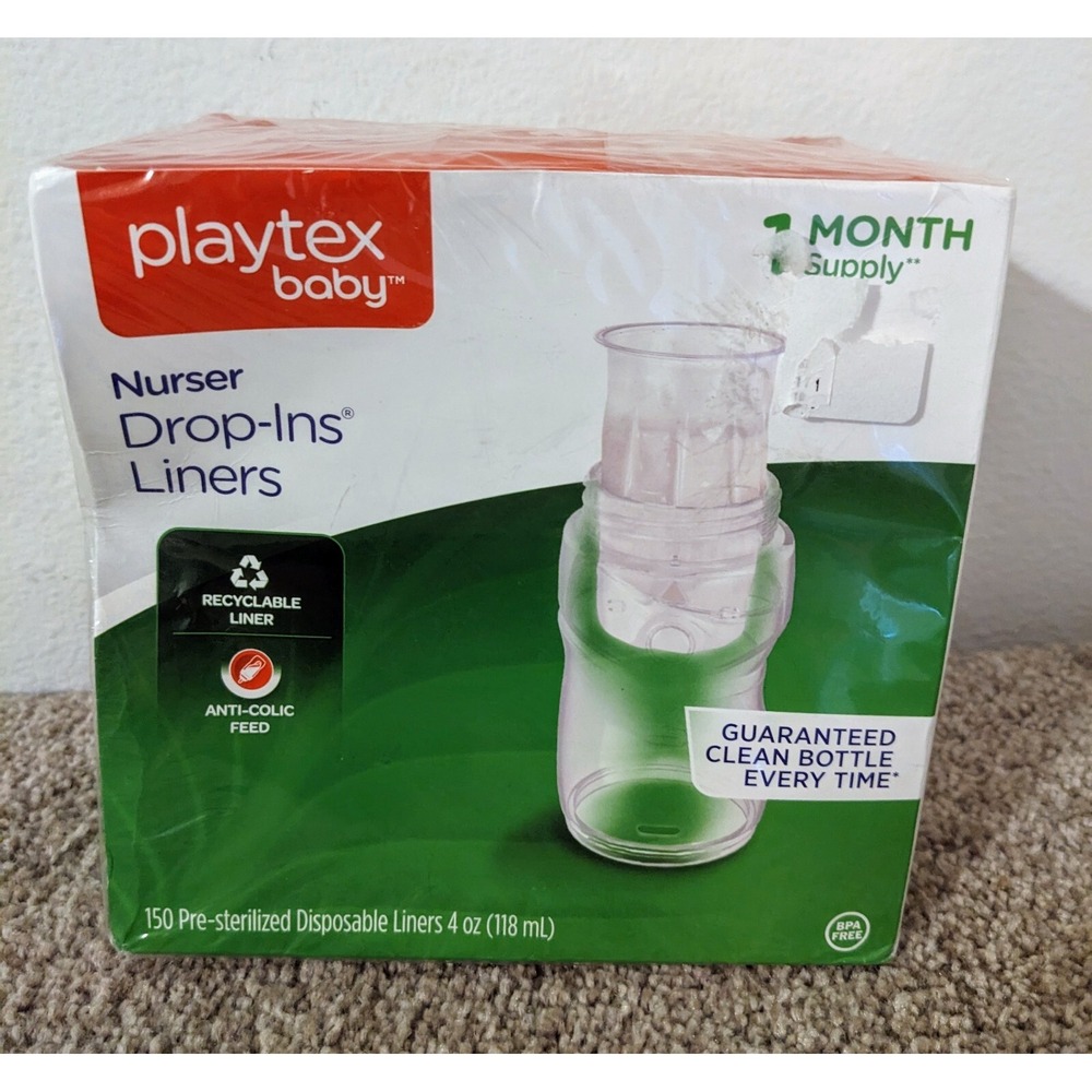 Playtex Baby Nurser‎ Drop-Ins Liners 150 Count Disposable Pre-Sterilized
